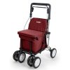 Comfort Assist Rollator - Cherry Red