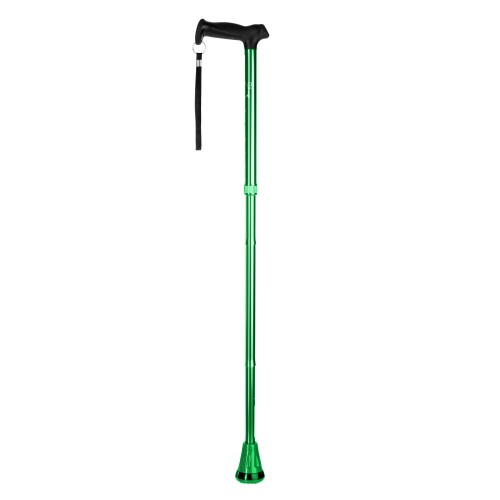 Deluxe Folding Foldable Walking Cane Green
